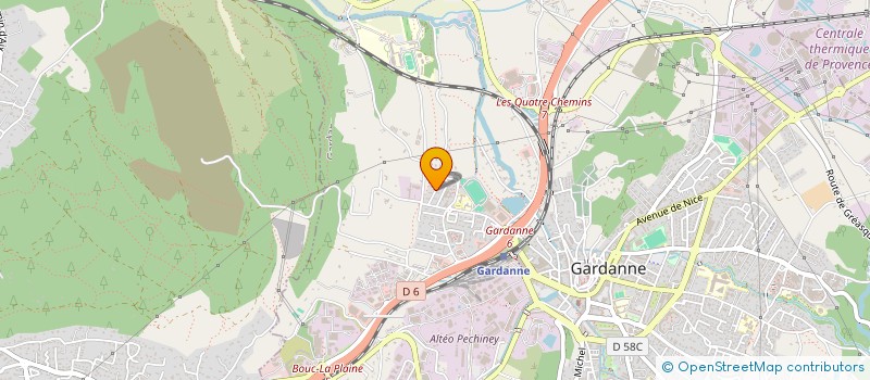 localisation de l'entreprise EUROP ENERGIE à GARDANNE