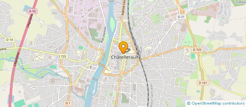 localisation de l'entreprise EUROP'EVENT à CHATELLERAULT