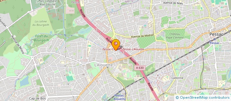 localisation de l'entreprise EUROP EXPRESS à PESSAC