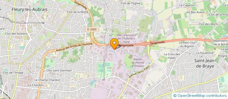 localisation de l'entreprise EUROP GROUPE à SAINT-JEAN-DE-BRAYE