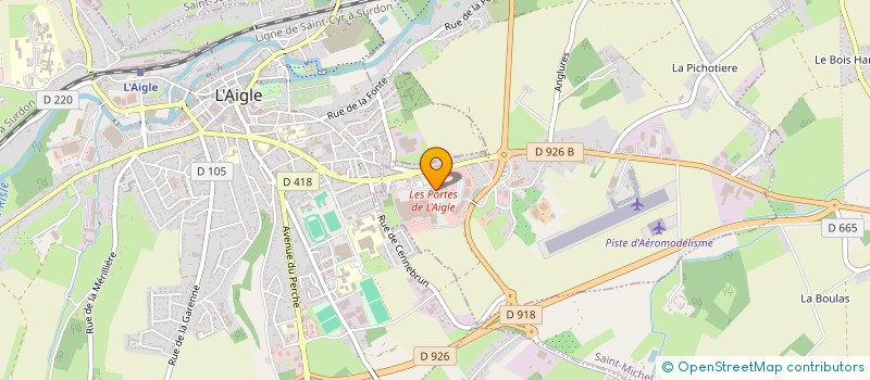localisation de l'entreprise EUROP HABITAT à SAINT-SULPICE-SUR-RISLE