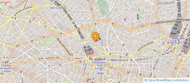 localisation de l'entreprise EUROP HIFI TELE à PARIS