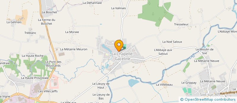 localisation de l'entreprise EUROP'HOTEL  LA GACILLY