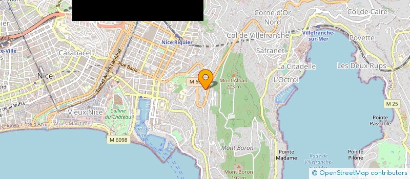 localisation de l'entreprise EUROP INVEST LOISIR à NICE