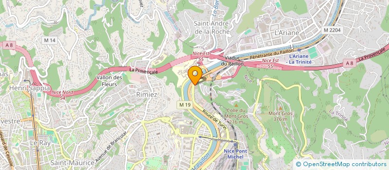 localisation de l'entreprise EUROP LOCATION SERVICE à NICE