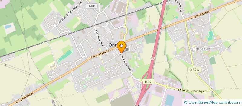 localisation de l'entreprise EUROP'MAT  ONNAING