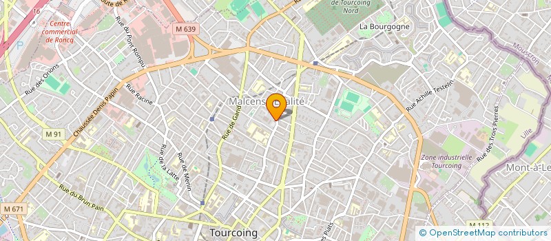localisation de l'entreprise EUROP MODE à TOURCOING