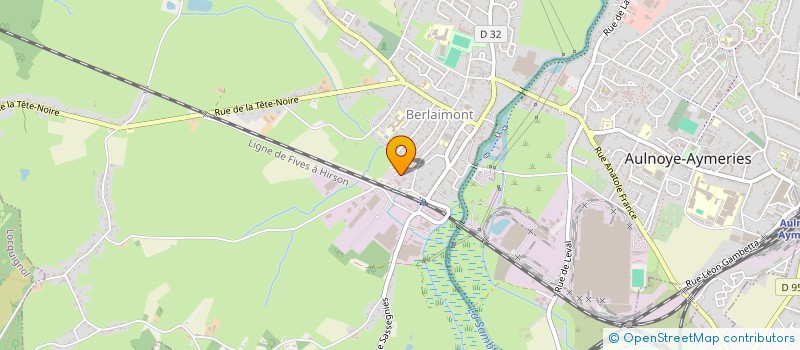 localisation de l'entreprise EUROP PARTNER SCIERIE à BERLAIMONT