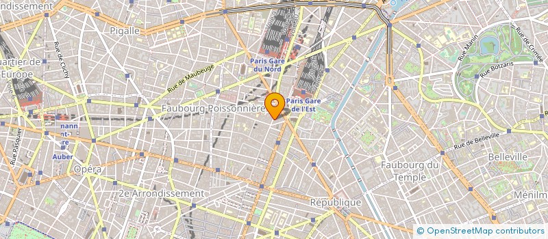 localisation de l'entreprise EUROP PENTHIEVRE RETOUCHES  PARIS