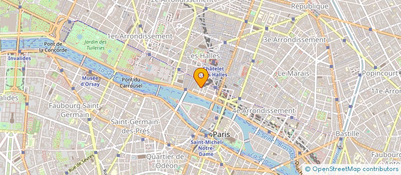 localisation de l'entreprise EUROP PILOTAGE COORDIN ORDONNANCEMENT à PARIS