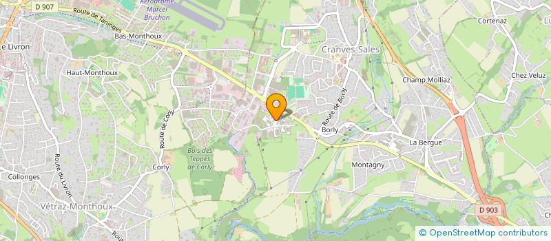 localisation de l'entreprise EUROP' PRO DECO  CRANVES-SALES