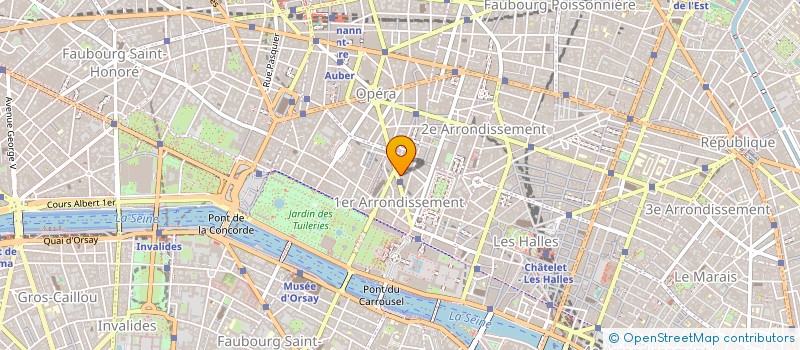 localisation de l'entreprise EUROP PRODUCTIONS SA à PARIS