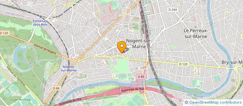 localisation de l'entreprise EUROP'R à NOGENT-SUR-MARNE