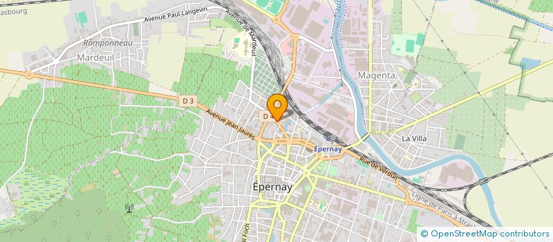 localisation de l'entreprise EUROP RENOV à EPERNAY