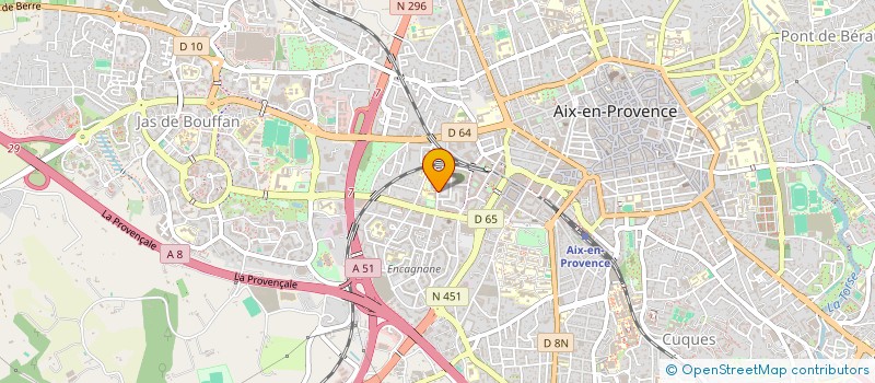 localisation de l'entreprise EUROP'SERV à AIX-EN-PROVENCE