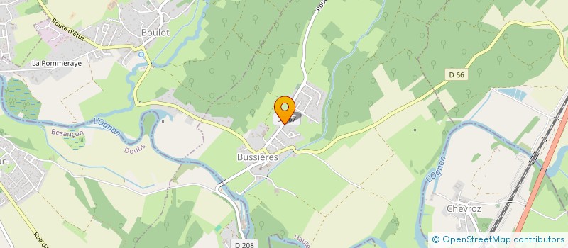 localisation de l'entreprise EUROP SERVICE à VORAY SUR L'OGNON