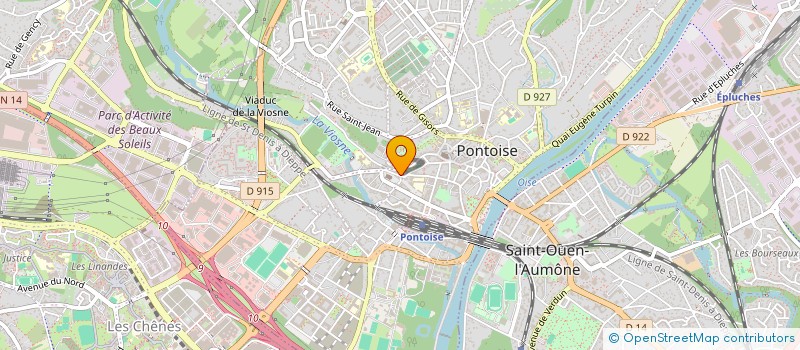 localisation de l'entreprise EUROP'SERVICES SARL à PONTOISE