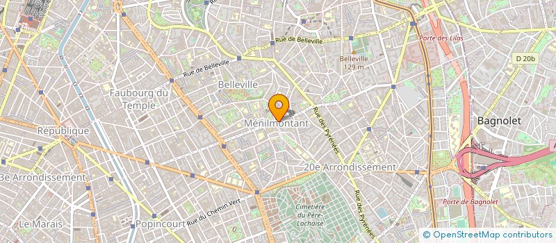 localisation de l'entreprise EUROP SHOP SARL à PARIS