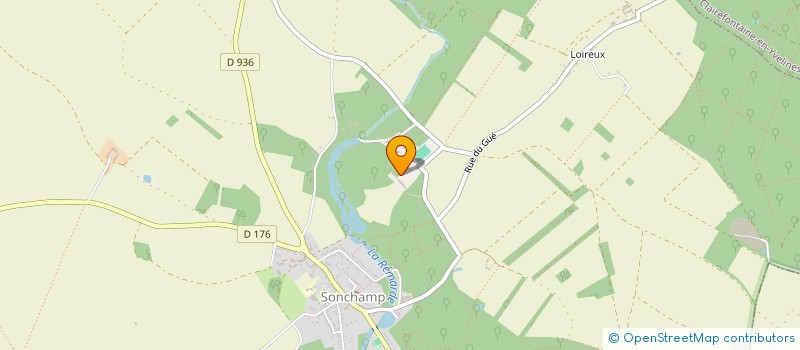 localisation de l'entreprise EUROP SPORTS RECONVERSION  CLAIREFONTAINE-EN-YVELINES