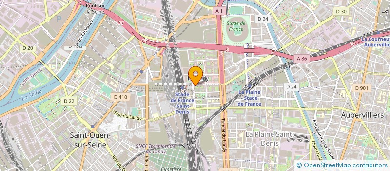 localisation de l'entreprise EUROP TELEASSISTANCE à SAINT-DENIS