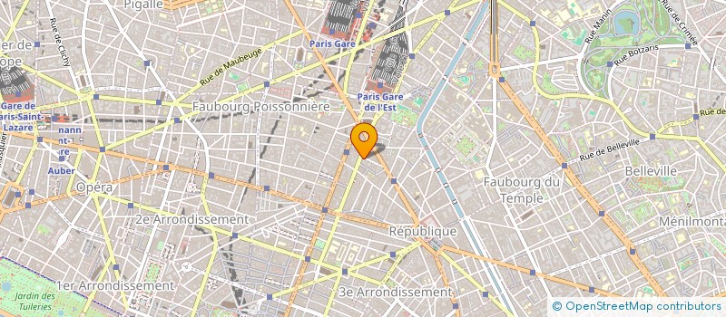 localisation de l'entreprise EUROP TELECOM à PARIS