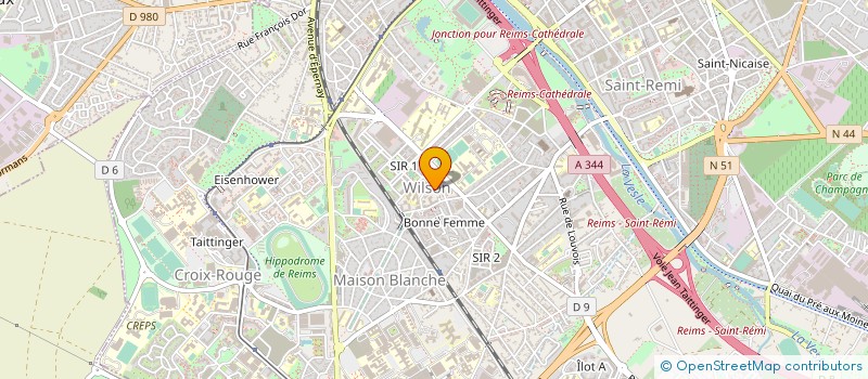 localisation de l'entreprise EUROP VITI  REIMS