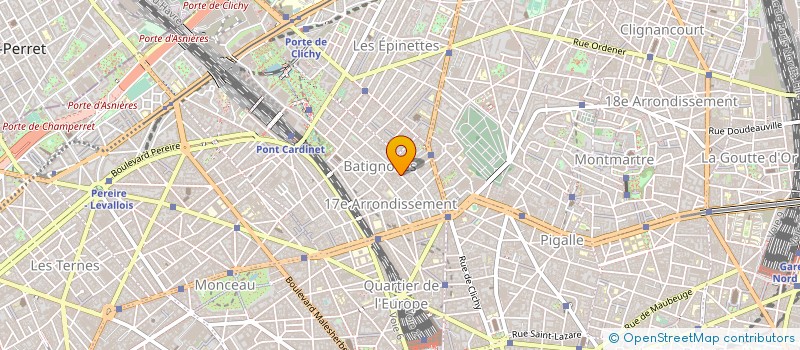 localisation de l'entreprise EUROPA 1710 EURL à PARIS