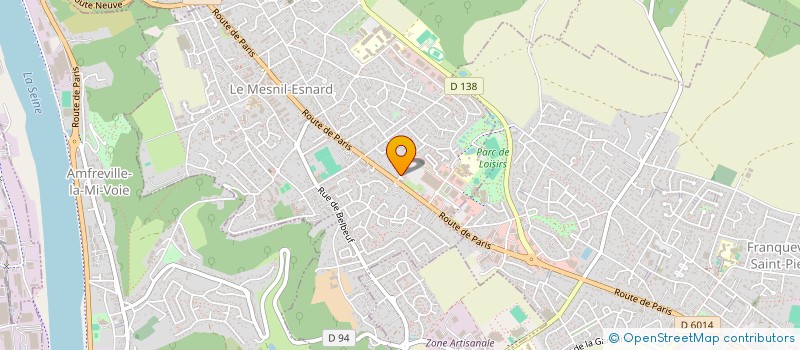 localisation de l'entreprise EUROPA  BELBEUF