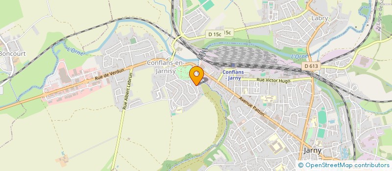 localisation de l'entreprise EUROPA  BRUVILLE