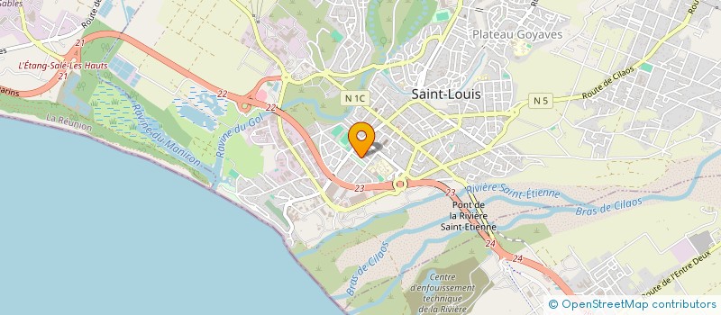 localisation de l'entreprise EUROPA à SAINT-LOUIS