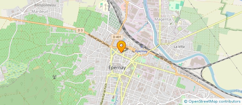 localisation de l'entreprise EUROPA à EPERNAY