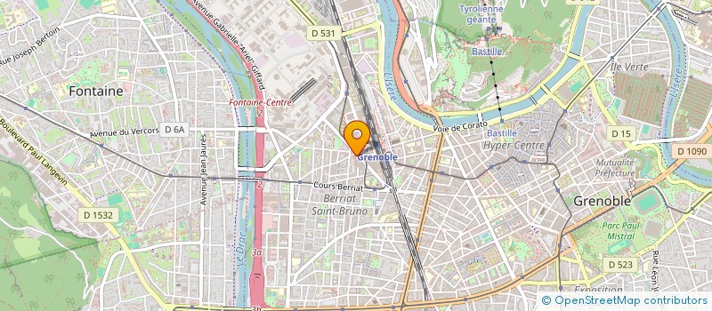 localisation de l'entreprise EUROPA AVOCATS à GRENOBLE