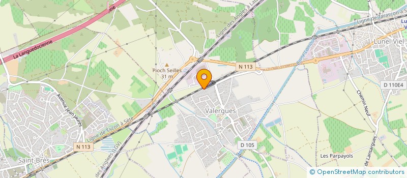 localisation de l'entreprise EUROPA BOX à VALERGUES
