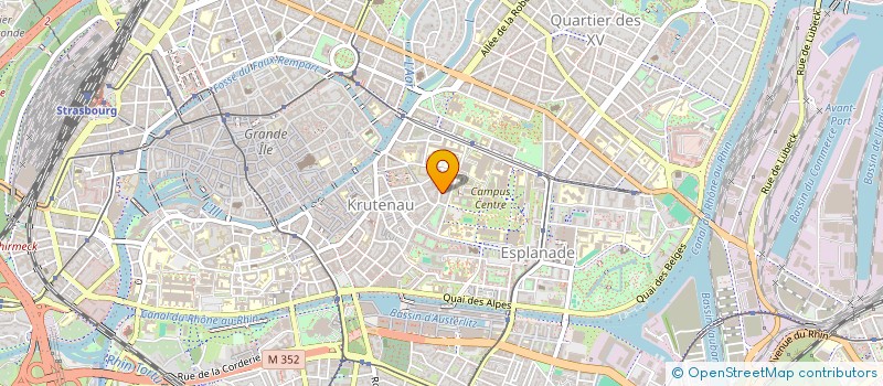 localisation de l'entreprise EUROPA CHRONIQUES à STRASBOURG