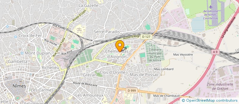 localisation de l'entreprise EUROPA COMMUNICATION à NIMES