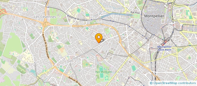 localisation de l'entreprise EUROPA CONCEPT LR à MONTPELLIER