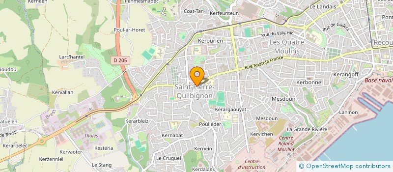 localisation de l'entreprise EUROPA DANSES à BREST