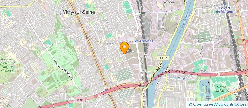 localisation de l'entreprise EUROPA DISCOUNT SUD OUEST SNC à VITRY-SUR-SEINE