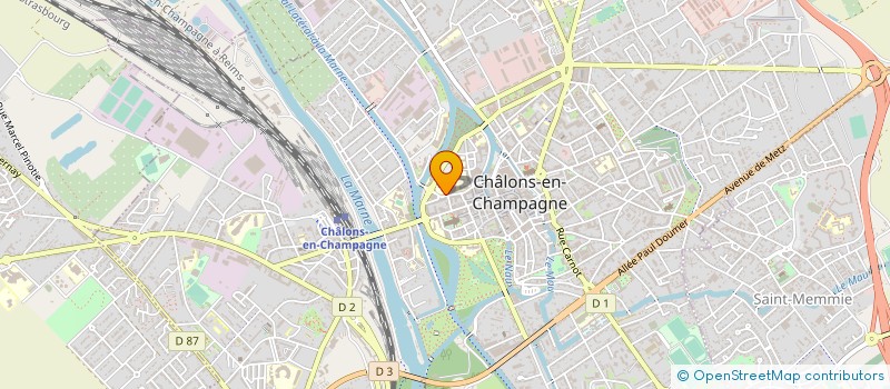 localisation de l'entreprise EUROPA ELECTRONICS à CHALONS-EN-CHAMPAGNE