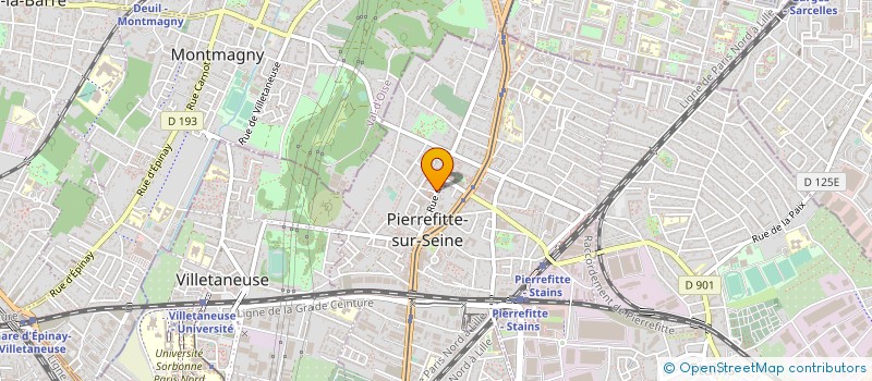localisation de l'entreprise EUROPA FOOD à PIERREFITTE-SUR-SEINE