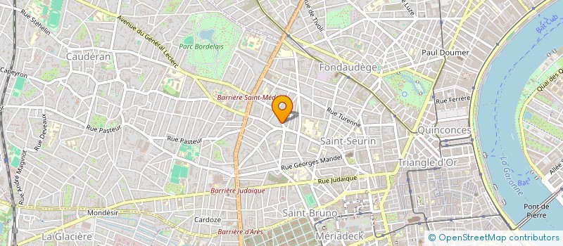 localisation de l'entreprise EUROPA GRAND CRU  BORDEAUX