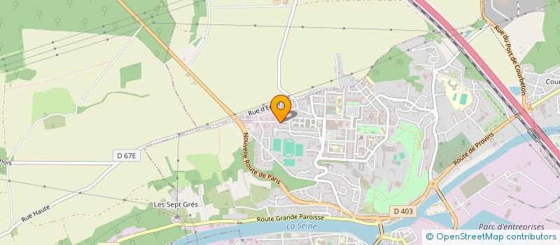 localisation de l'entreprise EUROPA HELIO  MONTEREAU-FAULT-YONNE