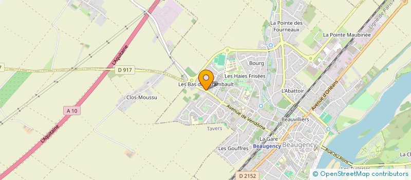 localisation de l'entreprise EUROPA IMMOBILIER  BEAUGENCY