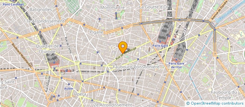 localisation de l'entreprise EUROPA INTERIM à PARIS