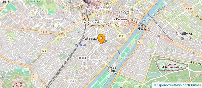localisation de l'entreprise EUROPA JEUX à PUTEAUX