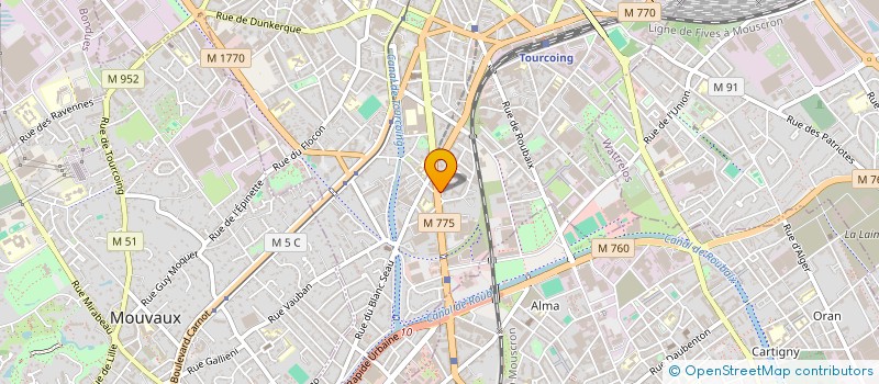 localisation de l'entreprise EUROPA NATURAL STONE  CYSOING