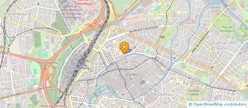localisation de l'entreprise EUROPA PRESS à STRASBOURG