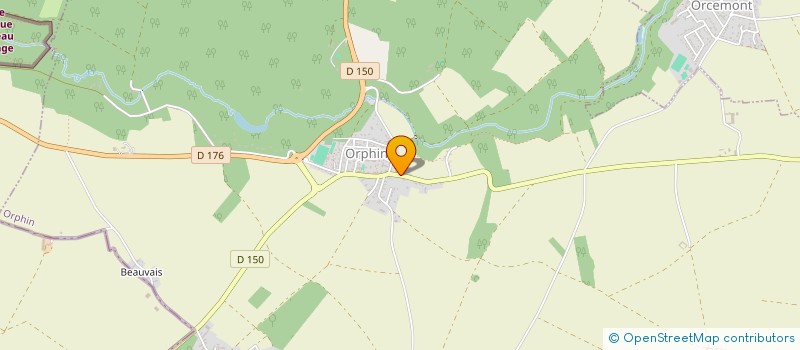 localisation de l'entreprise EUROPA SCOUTS SAINT-MARTIN-DE-BRETHENCOURT  ORPHIN