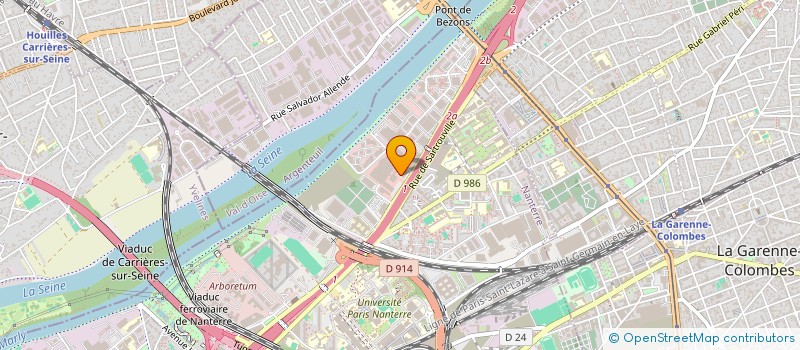localisation de l'entreprise EUROPA SERVICES à NANTERRE