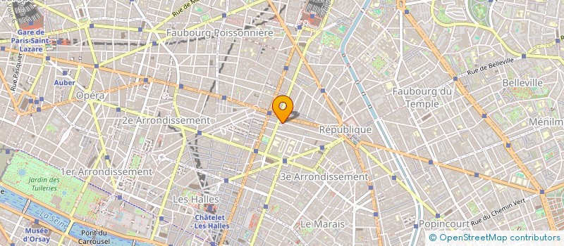 localisation de l'entreprise EUROPA STOCK à PARIS